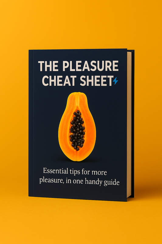 The Pleasure Cheat Sheet💥🤤- Essential pleasure tips for busy men who want results—fast.